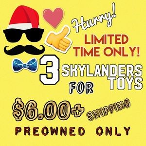 🚨 Limited Time! 3for$6 Skylanders Toys